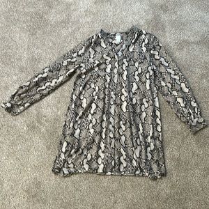 Long Snakeskin Shirt